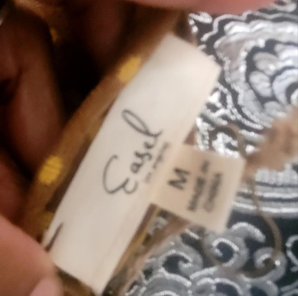 Easel Brown Polka Dot Top with Yellow Accents - Picture 4 of 4